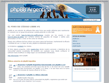 Tablet Screenshot of phpbbargentina.com
